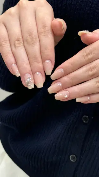 ネイル 韓国ネイル/ワンホン ネイル🎀表参道3分のネイルデザイン