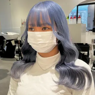 ロング カラー MOE🐈‍⬛🎀 エクステ/ワンホンのヘアスタイル