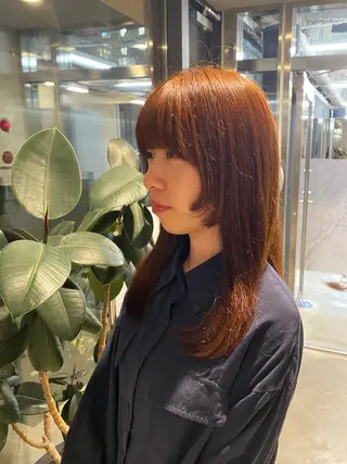 ミディアム カラー MIYUU OTANIのヘアスタイル