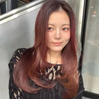 ロング calna 古賀 菜摘のヘアスタイル