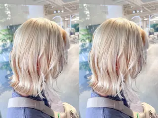 ミディアム sara中谷 哲のヘアスタイル