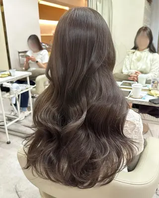 ロング カラー 韓国ヘア🦢🖤 Sayumiのヘアスタイル