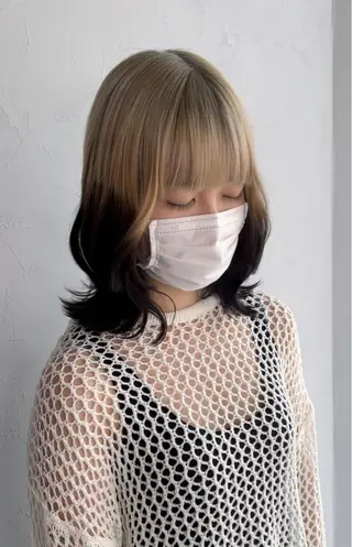 カラー _WHITE浜松店 もえかのヘアスタイル