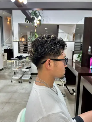 パーマ メンズ hair salon Earnest[アーネスト]Oofuna所属・まつ毛&ヘア earnest山田のマツエク・マツパデザイン