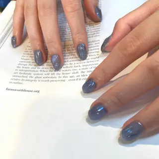 ネイル anyora nail salon所属・大人ワンホン キラキラ／Ayanoのネイルデザイン