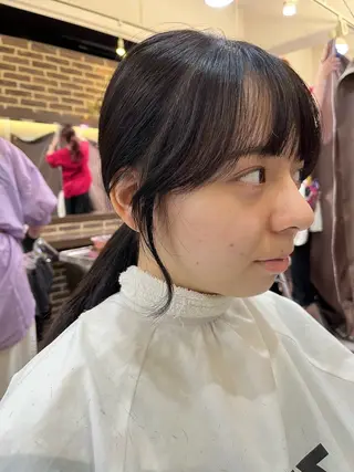 ミディアム カットパーマ 🌀あさみのヘアスタイル