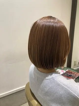 ミディアム 折本 沙織のヘアスタイル