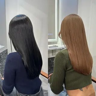 ロング 透明感カラー❄️要 半個室×マンツーマンのヘアスタイル