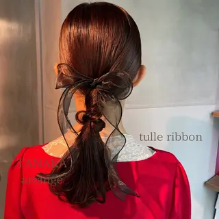 ヘアアレンジ charm《銀座》 ヘアセット/縮毛矯正のヘアスタイル