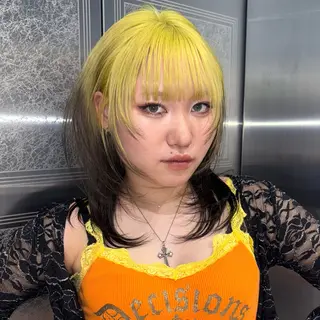 カラー Kurumi Nakayamaのヘアスタイル