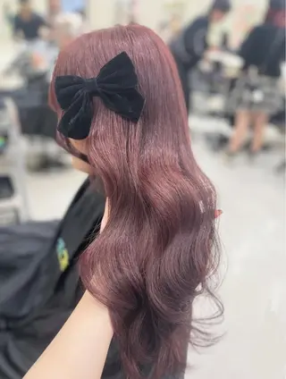 カラー ベージュ・ラベンダー カラー🎀りりのヘアスタイル