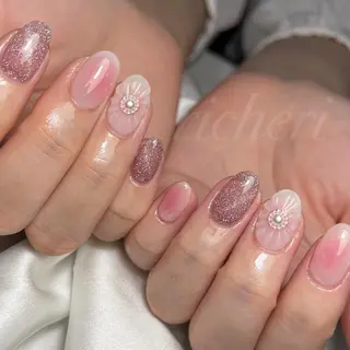 ミディアム ネイル richeri beautyのネイルデザイン