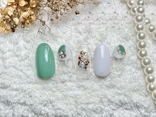 ネイル ネイルPetit Ribbonのネイルデザイン