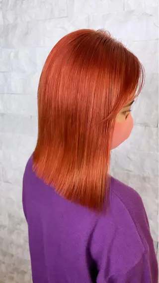 ミディアム 圧倒的美髪ストレート ツダケイタロウのヘアスタイル