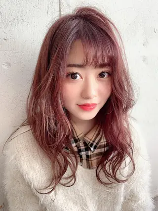 ミディアム カラー パーマ ヘアアレンジ メンズ キッズ ChuDuck所属・🐮ChuDuck 代表　SHOTA🐮のヘアスタイル