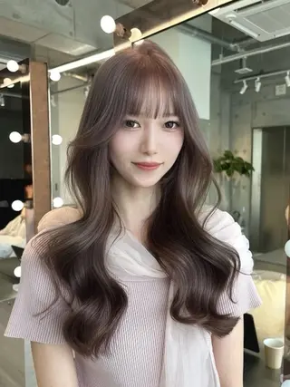 ロング カラー 🍒ブリーチなしカラ ー／Sakura🍒のヘアスタイル