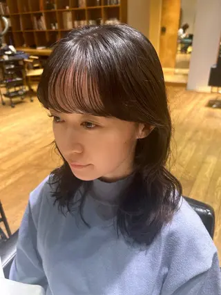 ミディアム パーマ 【ボブカット募集中】 ななこのヘアスタイル