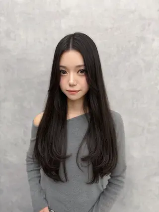 ロング NUMBER 天王寺YUYAのヘアスタイル