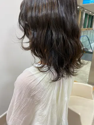 ミディアム レイヤー/ウルフ🤎 mayo.のヘアスタイル