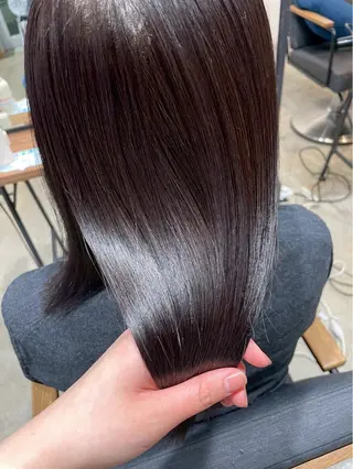 ロング カラー カラーモデル🪄/ 艶カラー/フミナのヘアスタイル