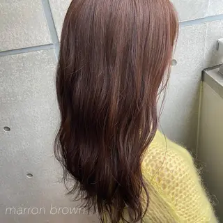 ロング カラー パーマ ヘアアレンジ メンズ キッズ ネイル マツエク・マツパ 横浜Bob美容師🤎 ERINAのヘアスタイル