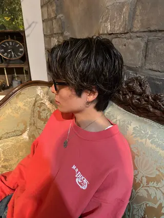 パーマ 梶原 悠矢のヘアスタイル