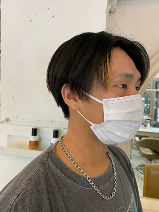 メンズ 持ちが良いニュアンス パーマ渡辺尚暉のヘアスタイル