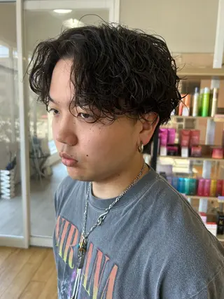 ショート 松尾 乾伸のヘアスタイル