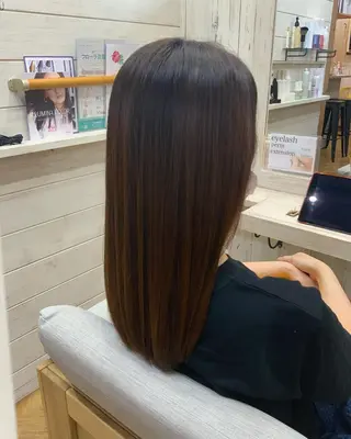 カラー パーマ ヘアアレンジ メンズ キッズ ネイル マツエク・マツパ Saffyハリウッド トリートメント◎のヘアスタイル