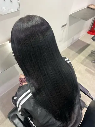 ロング カラー 夏果⭐︎fifth 天神 海外風パーマのヘアスタイル