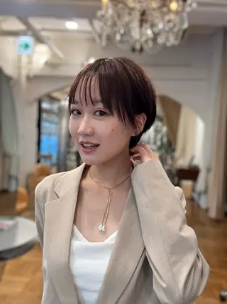 ショート of hair所属・丸みショート 廣瀬隆志のヘアスタイル