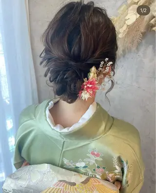ヘアアレンジ 楢本 彩耶のネイルデザイン