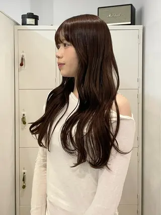 ロング H 梅田所属・藤本 泰 /レイヤー カットモデル様募集中のヘアスタイル