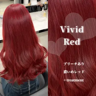 ロング カラー 韓国風艶髪🎀 暖色カラー🤍のヘアスタイル