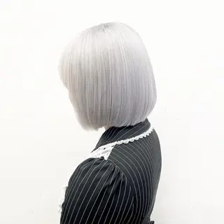 ショート カラー パーマ ヘアアレンジ メンズ nico TOKYO 渋谷所属・ブリーチ ハイトーン 特化🌈フジタハルキのヘアスタイル