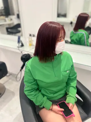 カラー ブリーチなし透明感 💗RYOTAのヘアスタイル