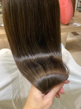 ロング カラー 川越 輝梨奈のヘアスタイル