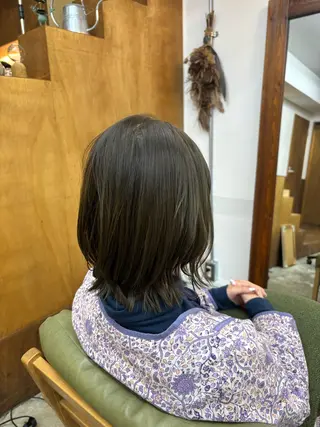 ミディアム カラー ihori所属・中村 芽衣那のヘアスタイル