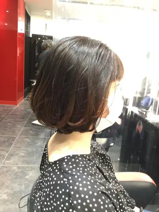 ミディアム カラー Annon プライベートサロンのヘアスタイル