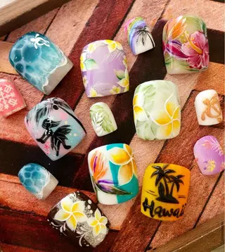 ネイル chieko'nail所属・CHILL NAIL 読谷村のネイルデザイン