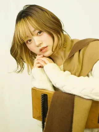 ミディアム カラー ✂︎ wakano shinpei✂︎のヘアスタイル