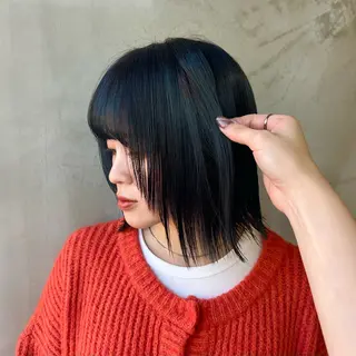 ミディアム 前隈 のりかのヘアスタイル
