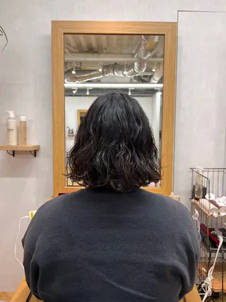 ショート パーマ 阿久津真衣 似合わせカットのヘアスタイル