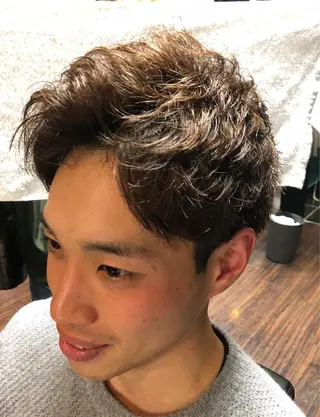 ショート パーマ メンズ 【店長】福田 健人のヘアスタイル