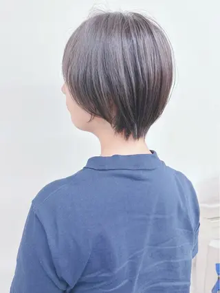 ショート 小顔ボブ/お悩み解決 /ボブパーマ/とういのヘアスタイル