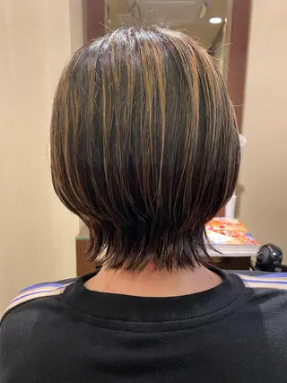 ショート 艶ｶﾗｰ｜ｽﾄﾚｰﾄ 🍟yuki🍟のヘアスタイル