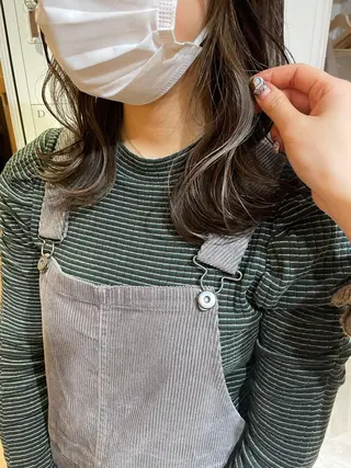 ミディアム yohaku所属・yohaku misakiのヘアスタイル