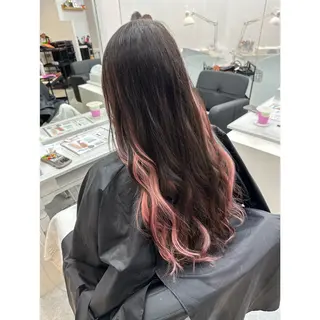 ロング 韓国ヘア×ハイトーン AYA💫のヘアスタイル