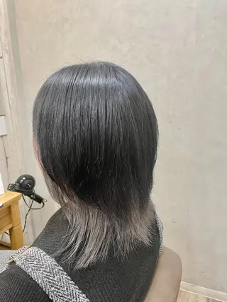 ミディアム カラー TELA HAIR 瑞江店所属・髪質改善⭐️透明感 片塩のヘアスタイル