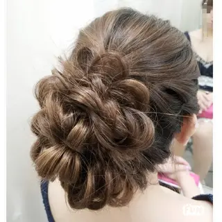 ロング ヘアアレンジ fun./ヘアセット /エクステ/着付のその他イメージ